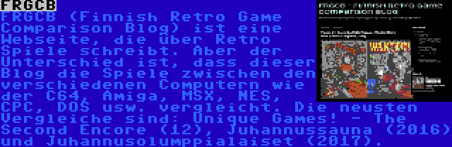 AmigaRemix | Sie können neue Remixe auf der AmigaRemix-Webseite anhören. Die folgende Amiga-Musik wurde der Webseite hinzugefügt: Turrican - Tower of M.O.R.G.U.L., Twintris Song 2, a Piece of Magic, Lost Patrol und Stardust Memories.