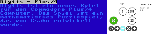 CP/M-65 | CP/M-65 ist eine Konvertierung des bahnbrechenden Betriebssystems CP/M von Digital Research aus dem Jahr 1977 zum 6502. Diese Konvertierung wurde von David Given entwickelt und ist für den Commodore C64 verfügbar; VIC20 und PET 4032.