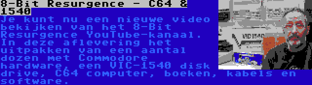 GadgetUK164 - 1084 reparatie | Je kunt nu een nieuwe video bekijken van het GadgetUK164 YouTube-kanaal. In deze video vervangt hij de netschakelaar in een Commodore 1084S-D1 monitor.