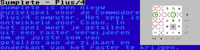 Commodore-Connection - C64 | Commodore-Connection is een nieuw spel voor de Commodore C64 computer. Het spel is gemaakt door Bonin Emanuele (code & pixels) en Mario Morra (muziek). In het spel bestuur je een auto, en moet je items verzamelen. Maar pas op voor de katten en andere auto's.