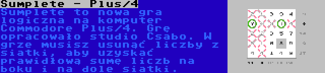 Commodore-Connection - C64 | Commodore-Connection to nowa gra na komputer Commodore C64. Grę tworzą Bonin Emanuele (kod i piksele) oraz Mario Morra (muzyka). W grze, którą prowadzisz samochód, musisz zbierać przedmioty. Ale uważaj na koty i inne samochody.