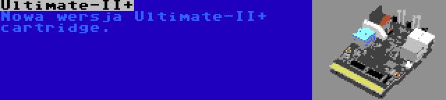 Ultimate-II+ | Nowa wersja Ultimate-II+ cartridge.