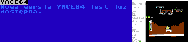 YACE64 | Nowa wersja YACE64 jest już dostępna.