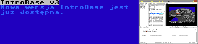 IntroBase v3 | Nowa wersja IntroBase jest już dostępna.
