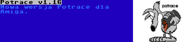 Potrace v1.16 | Nowa wersja Potrace dla Amiga.