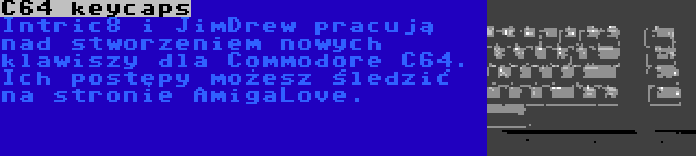 C64 keycaps | Intric8 i JimDrew pracują nad stworzeniem nowych klawiszy dla Commodore C64. Ich postępy możesz śledzić na stronie AmigaLove.