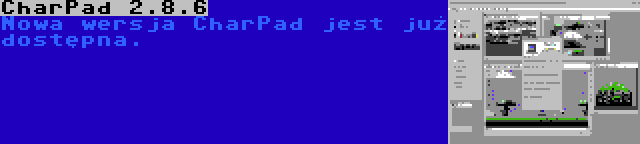 CharPad 2.8.6 | Nowa wersja CharPad jest już dostępna.